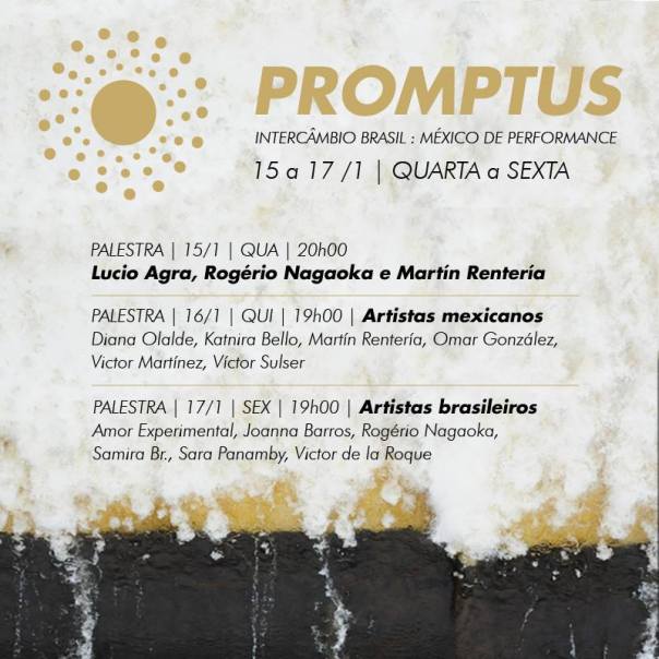 Hoje às 20h00 - Palestra com Lucio Agra, Rogério Nagaoka e Martín Rentería